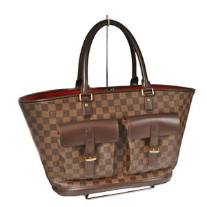 Louis Vuitton Manox Handbag Damier Canvas Brown